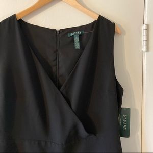 NWT Ralph Lauren Black Crepe Jumpsuit